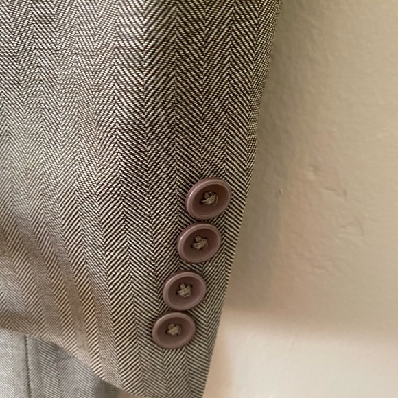 Emanuel Ungaro Men’s Brown Herringbone Blazer 42 R - Picture 4 of 7